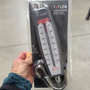 Taylor Hanging Scale - Black, Silver & Red Accent